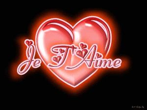 gif je t'aime coeur rouge